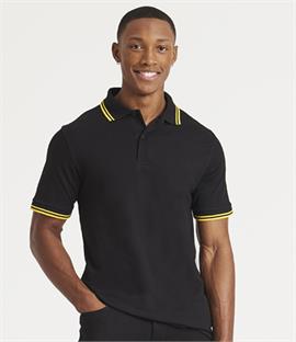 AWDis Stretch Tipped Pique Polo Shirt